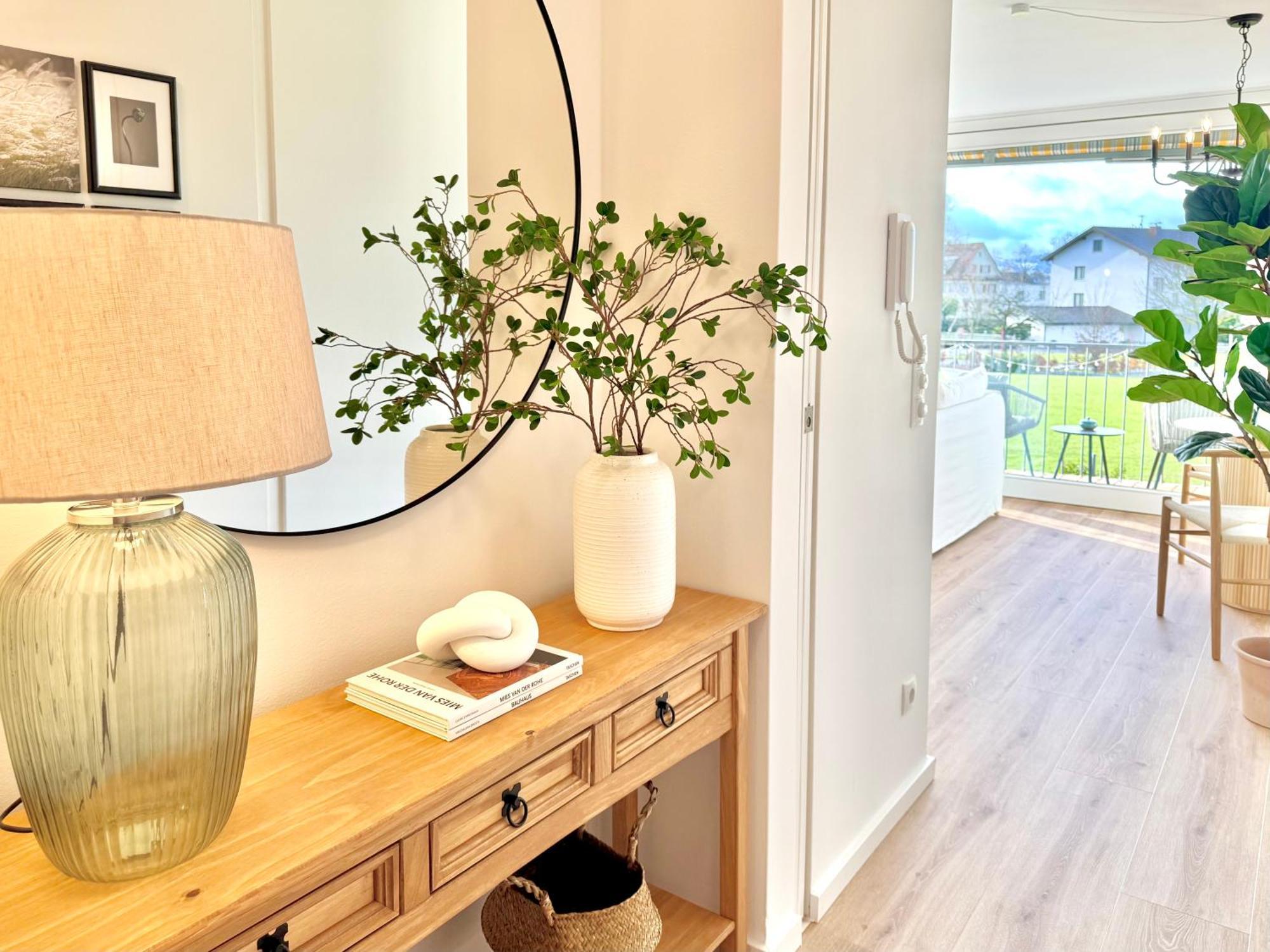 Flair Apartments Vorarlberg - Stilvolles Wohnen Nahe Bodensee & Alpen - Kueche, Balkon & Gratis Parkplatz Bregenz Exterior foto