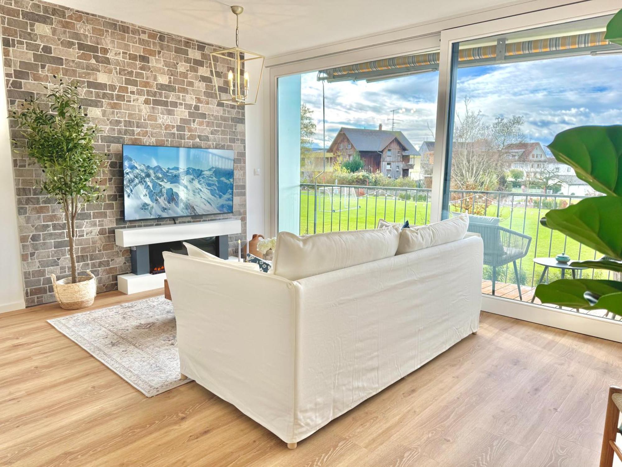 Flair Apartments Vorarlberg - Stilvolles Wohnen Nahe Bodensee & Alpen - Kueche, Balkon & Gratis Parkplatz Bregenz Quarto foto